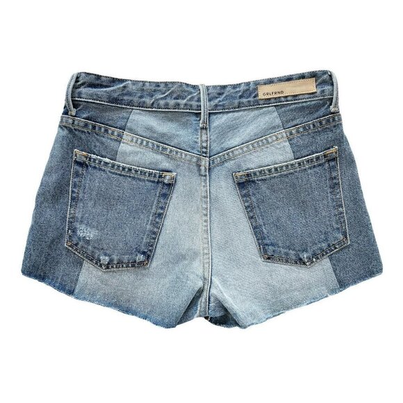 GRLFRND Cindy Shorts in Saturday Night Two Tone Wash Women's Size 26 NWT - Picture 3 of 10
